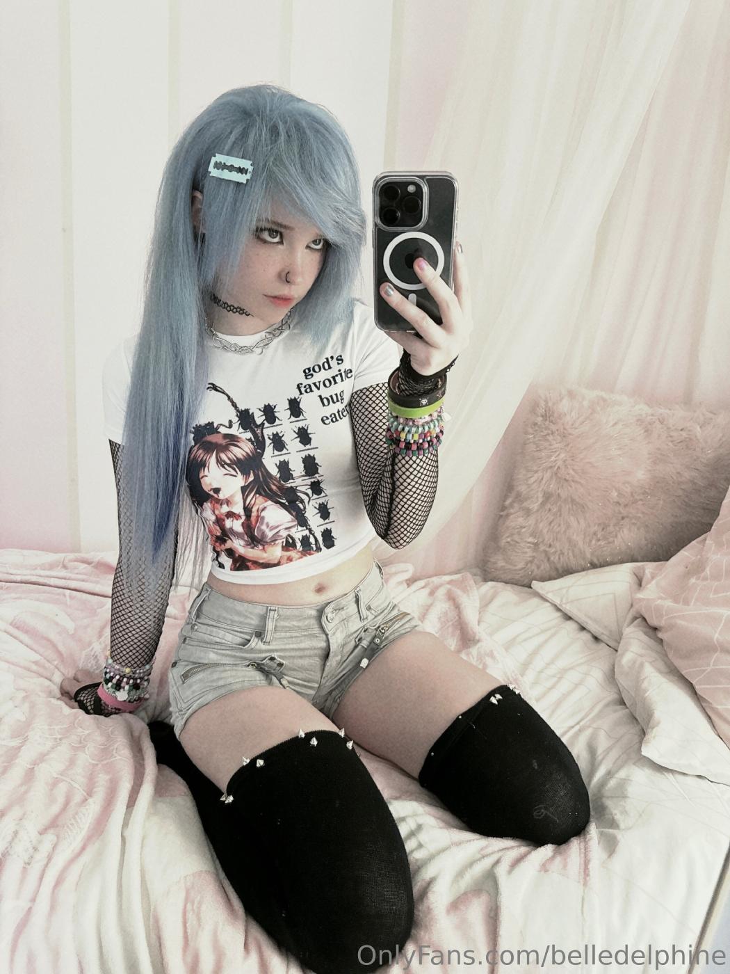 belle delphine sexy nostalgic emo onlyfans set leaked