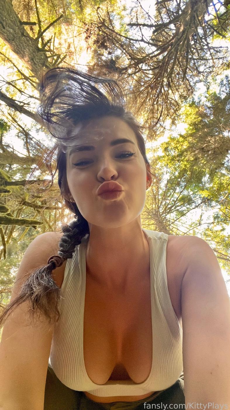 kittyplays sexy outdoor outfit strip fansly set leaked yzidag