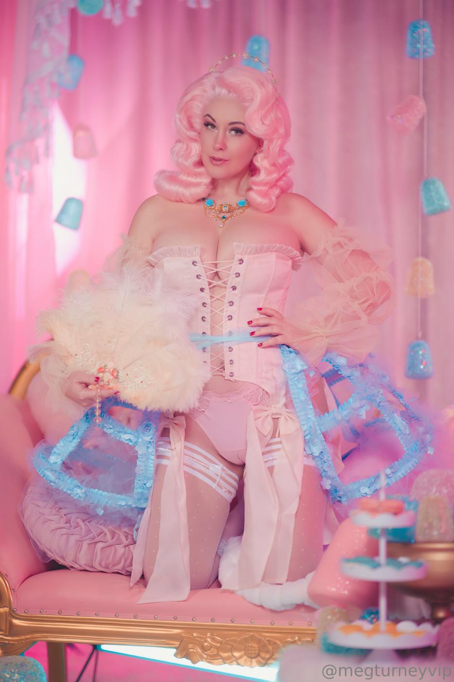 meg turney nude pussy pink corset onlyfans set leaked