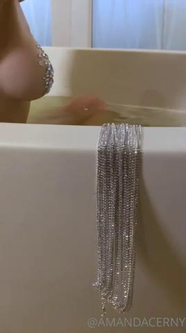 amanda cerny nude bath onlyfans video leaked dgctyb influencersgonewild