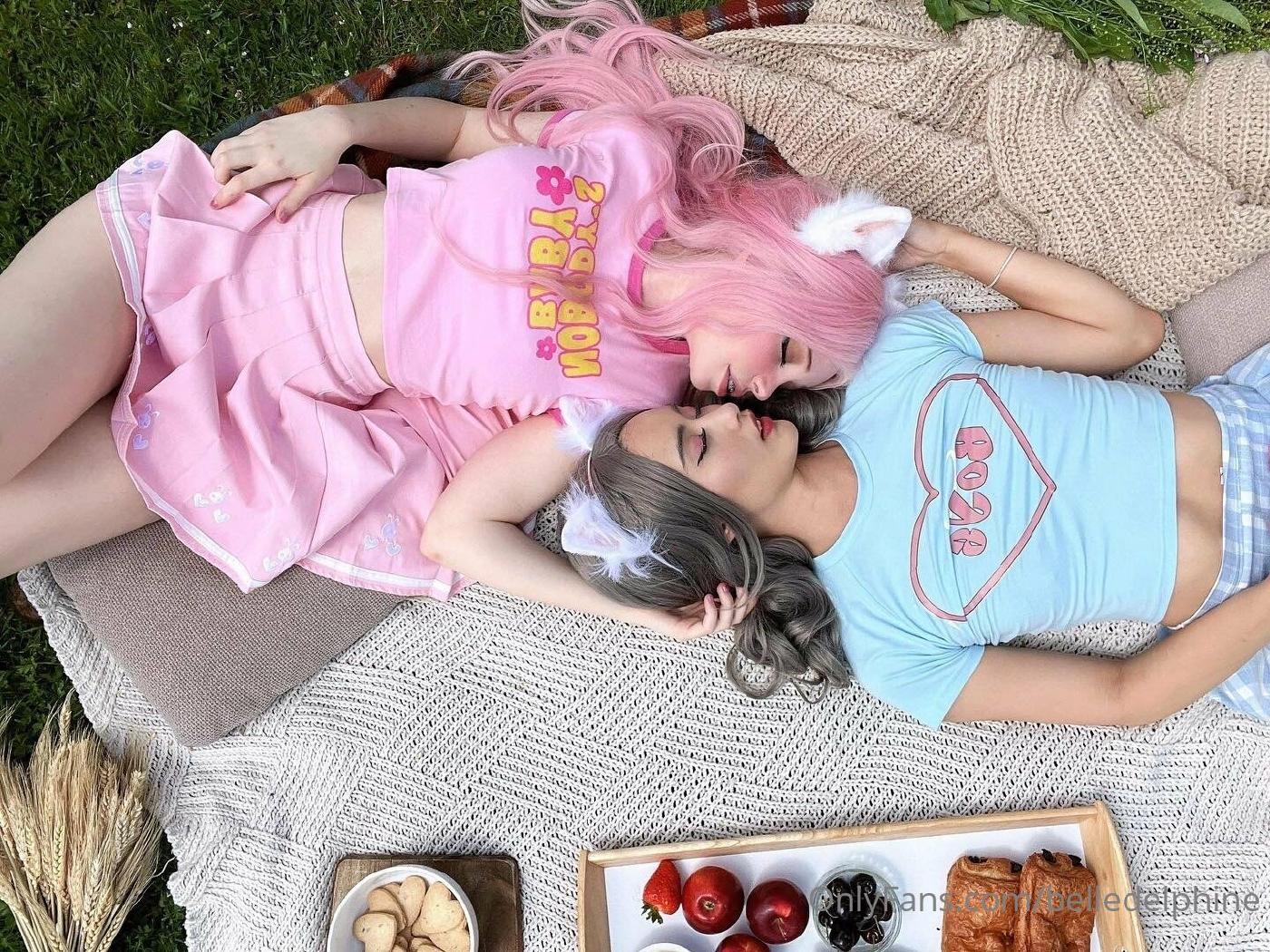 belle delphine bunny picnic collab onlyfans set leaked wrljak influencersgonewild