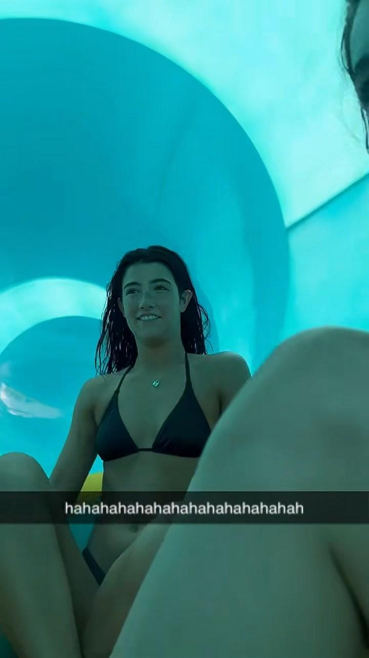 charli damelio bikini waterpark video leaked hawfyx influencersgonewild