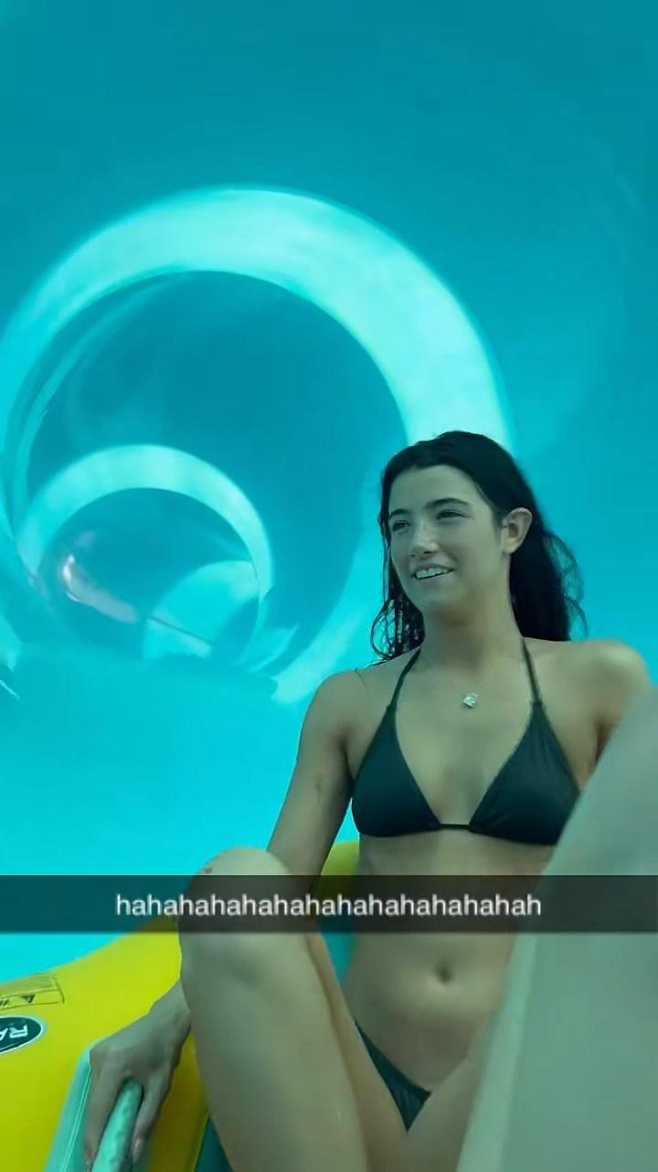 charli damelio bikini waterpark video leaked nfmgvy influencersgonewild