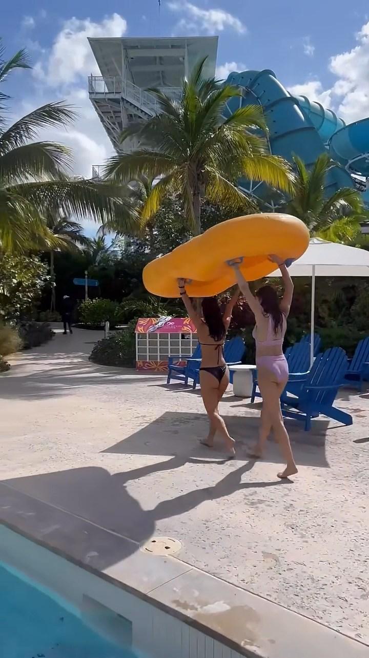 charli damelio bikini waterpark video leaked wxelyb influencersgonewild