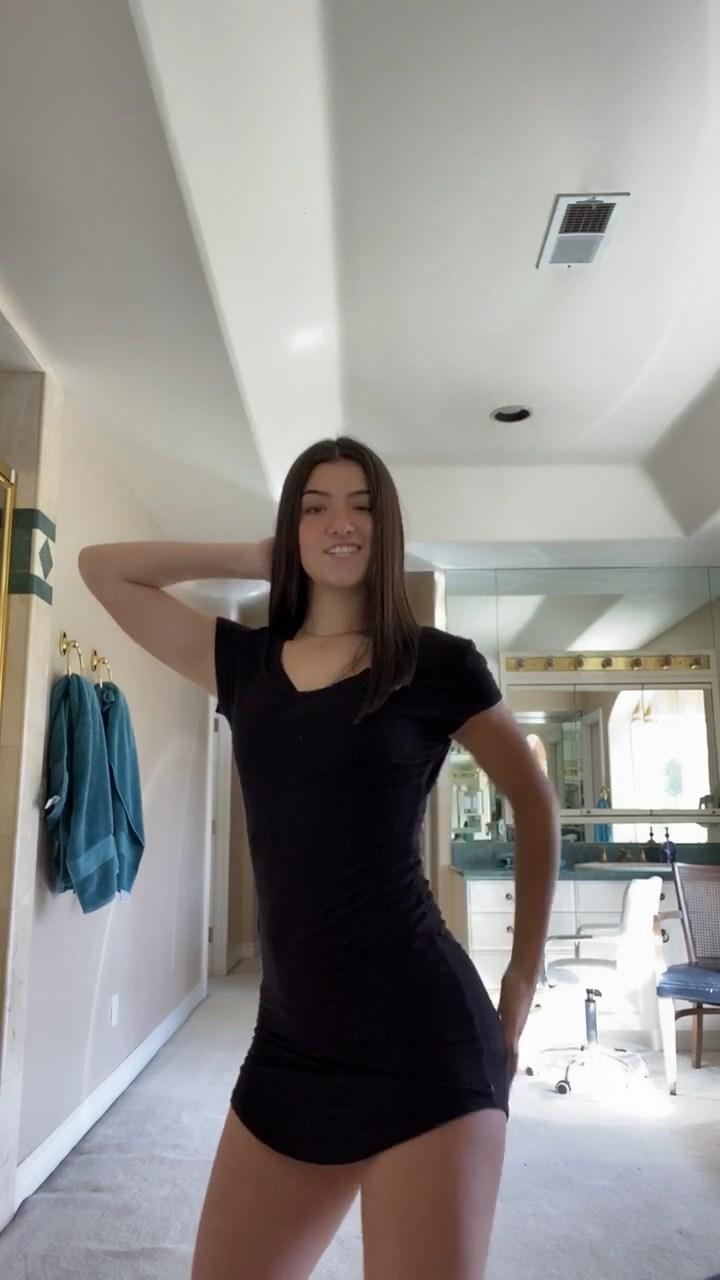 charli damelio see through mini dress dance video leaked rkhctc 1 influencersgonewild