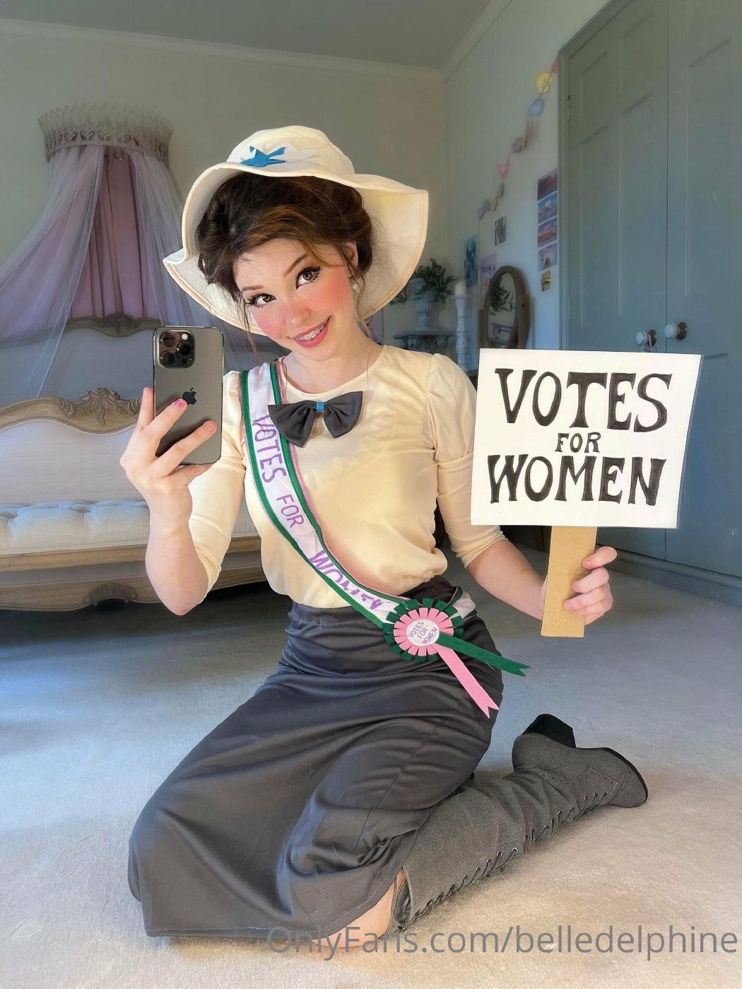 belle delphine votes for women onlyfans set leaked cmldaz influencersgonewild