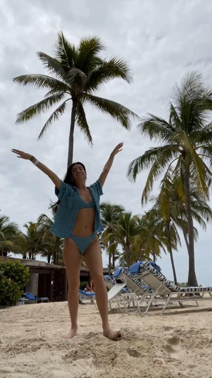 charli damelio bikini beach dance video leaked xpcwws influencersgonewild